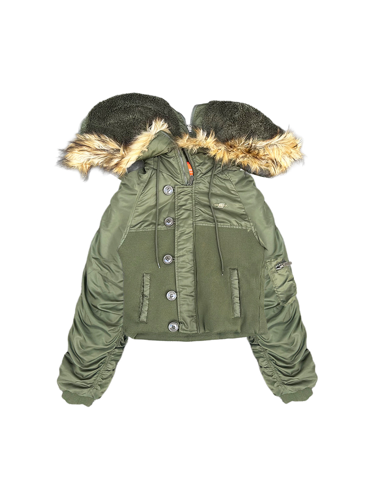 Cropped Rib N2B jacket