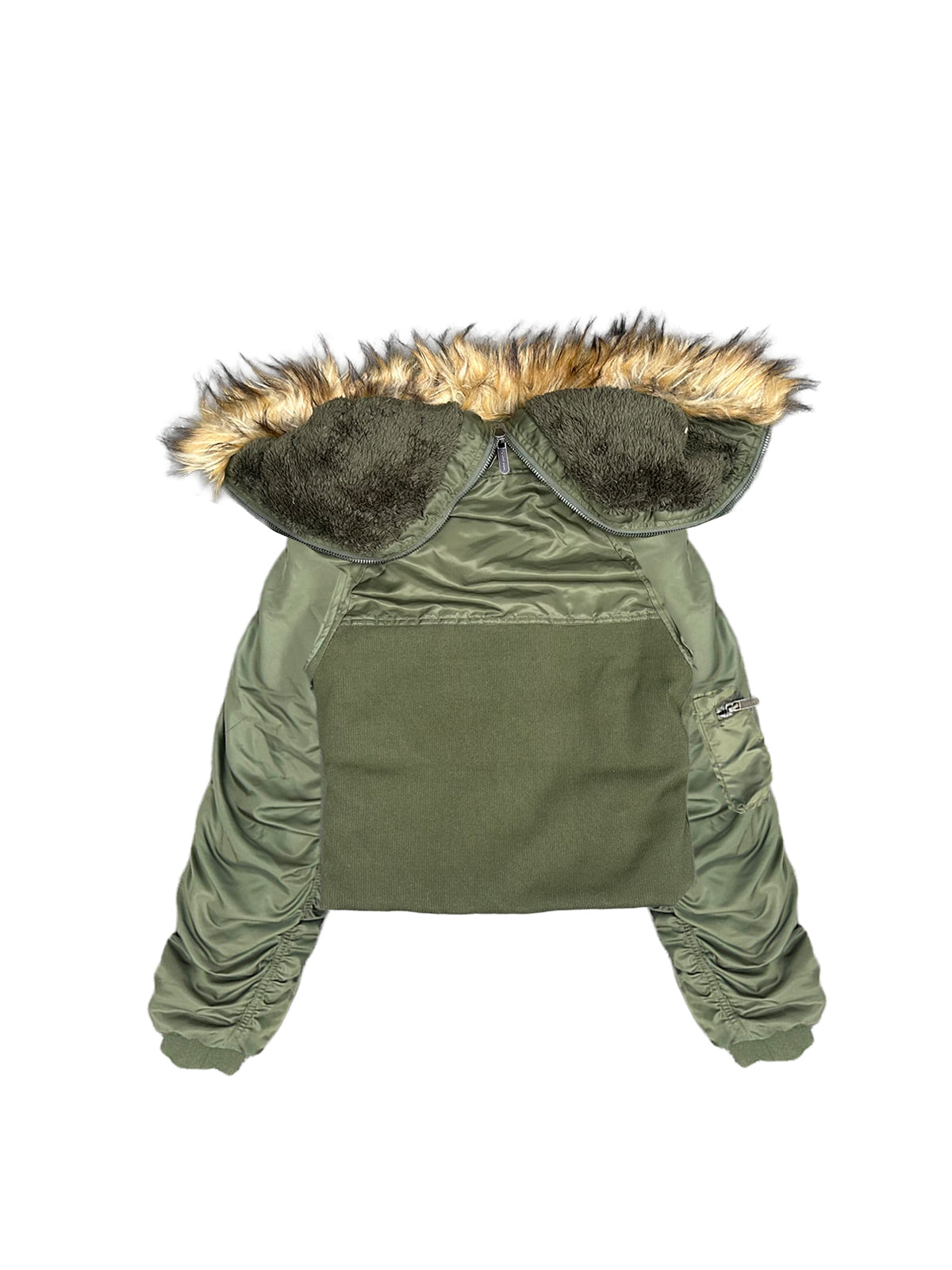 Cropped Rib N2B jacket