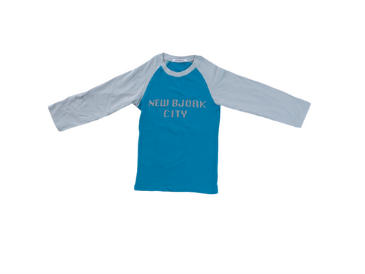 Blue New Bjork City Raglan