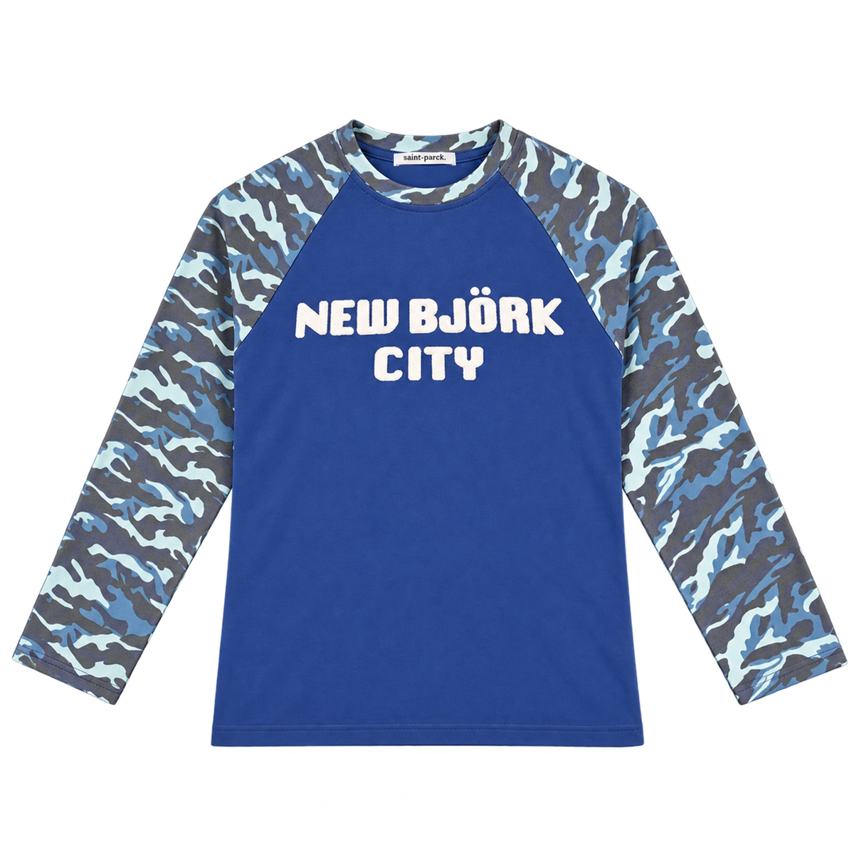 New Bjork City Raglan Casual (Blue Camo)