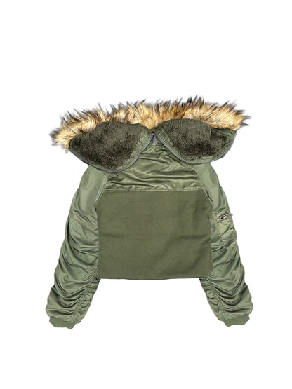 Cropped Rib N2B jacket
