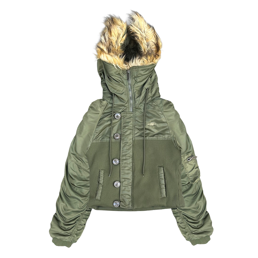 Cropped Rib N2B jacket