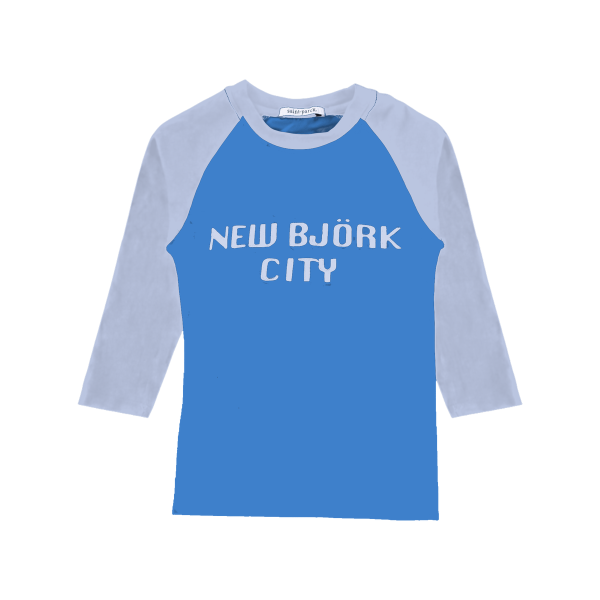 New Bjork City Raglan (Baby Blue)