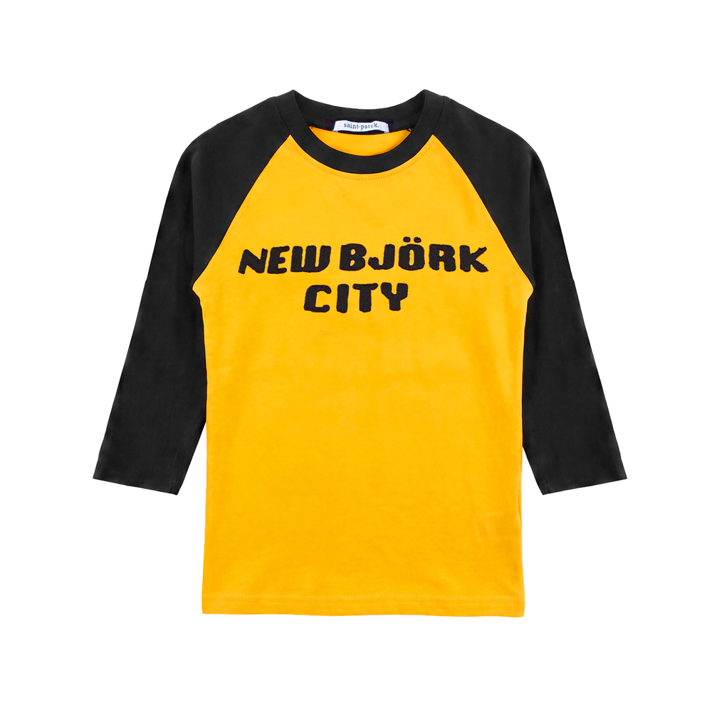 New Bjork City Raglan (Yellow)