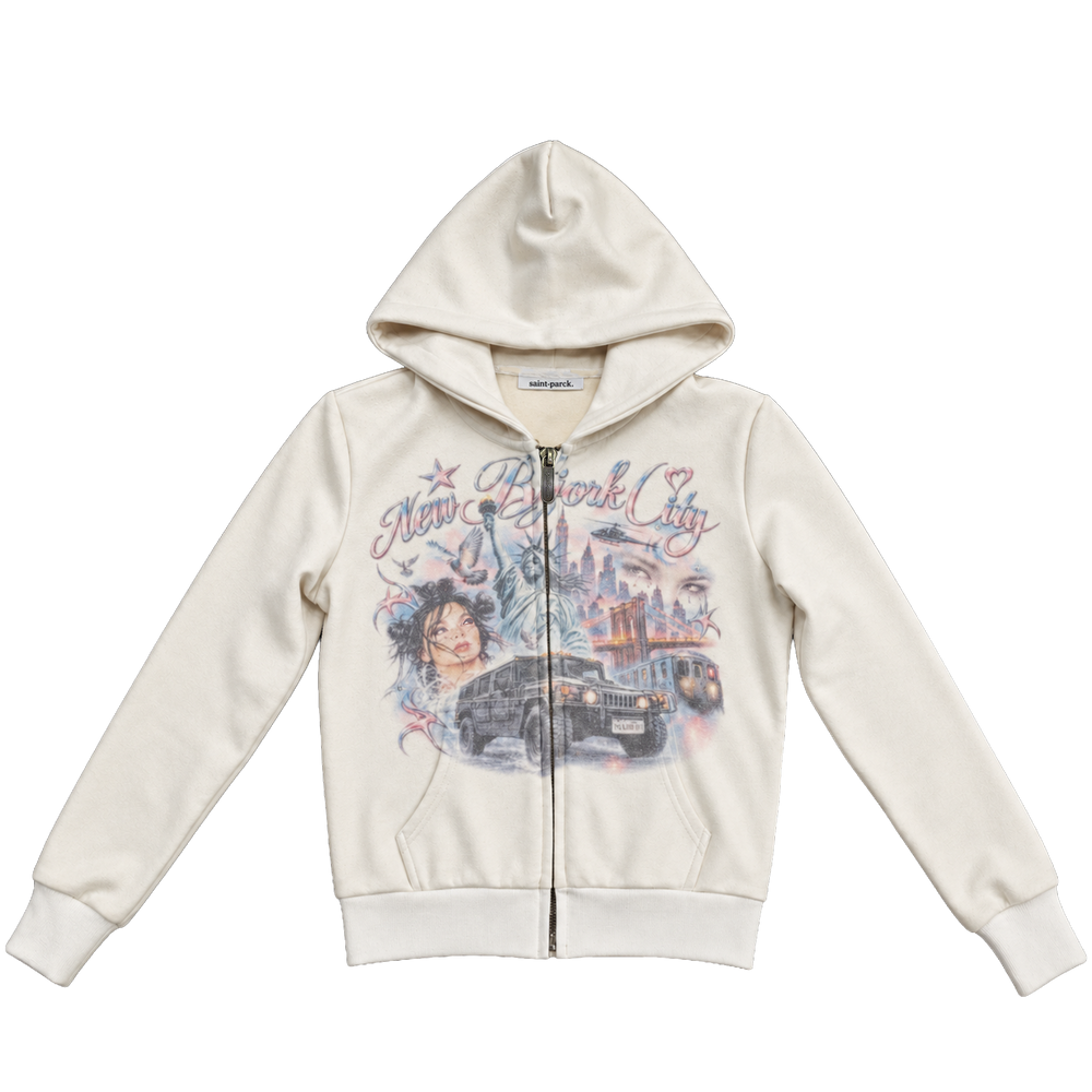 Welcome to NBC Rourke Hoodie (Cream)
